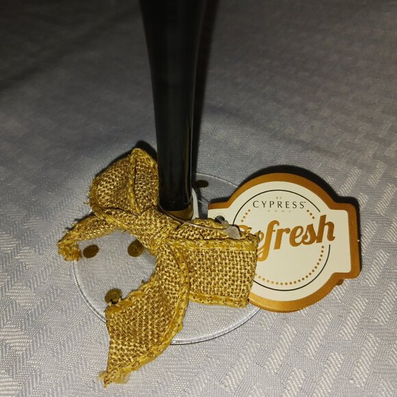 Hello Gorgeous!  16 oz Cypress Refresh Large Hand Painted Bordeaux Wine Glass - Picture 2 of 4